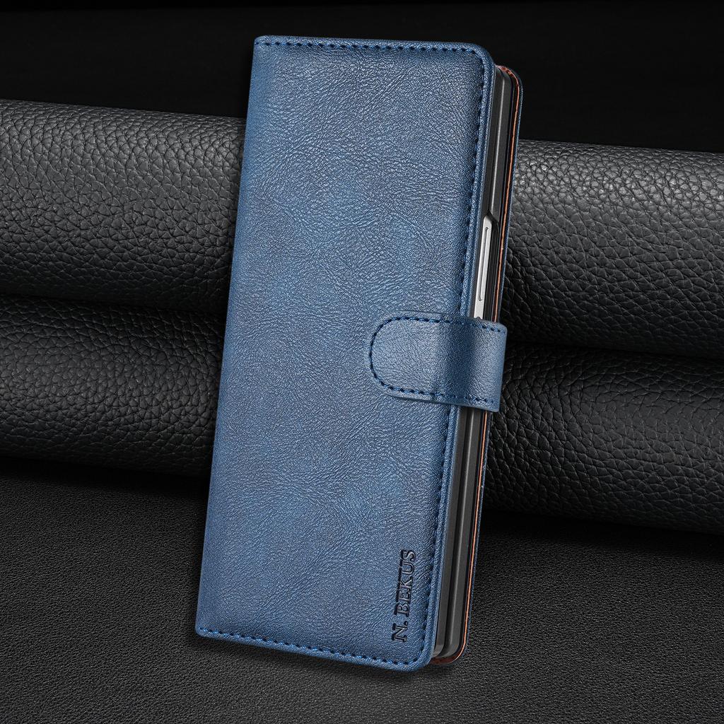 Bőr Flip tok Samsung Galaxy A55 A15 A35 A25 A17 A16 A56 A36 A14 A34 A54 A13 A23 A33 A53 A52 A72 A32 A12 5G készülékekhez Pénztárca tok