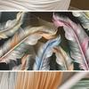 3D Photo Colored Feathers Leaves Wallpaper for Bedroom Living Room Backdrop Wall Painting Non-woven Embossed Mural Paper