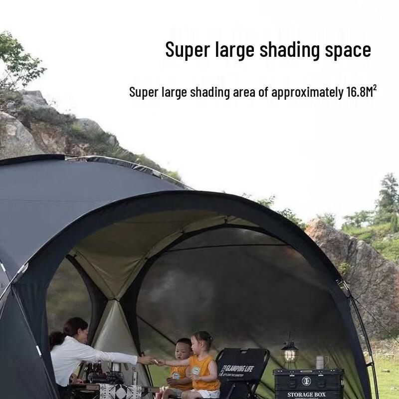 ZISIZ Outdoor 2-in-1 Camping Tent & Tarp Dome