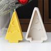 Minimalist Triangle Christmas Tree Silicone Candle Mold DIY Snowflake Elk Designs Soap Candles Gypsum Christmas Home Ornament