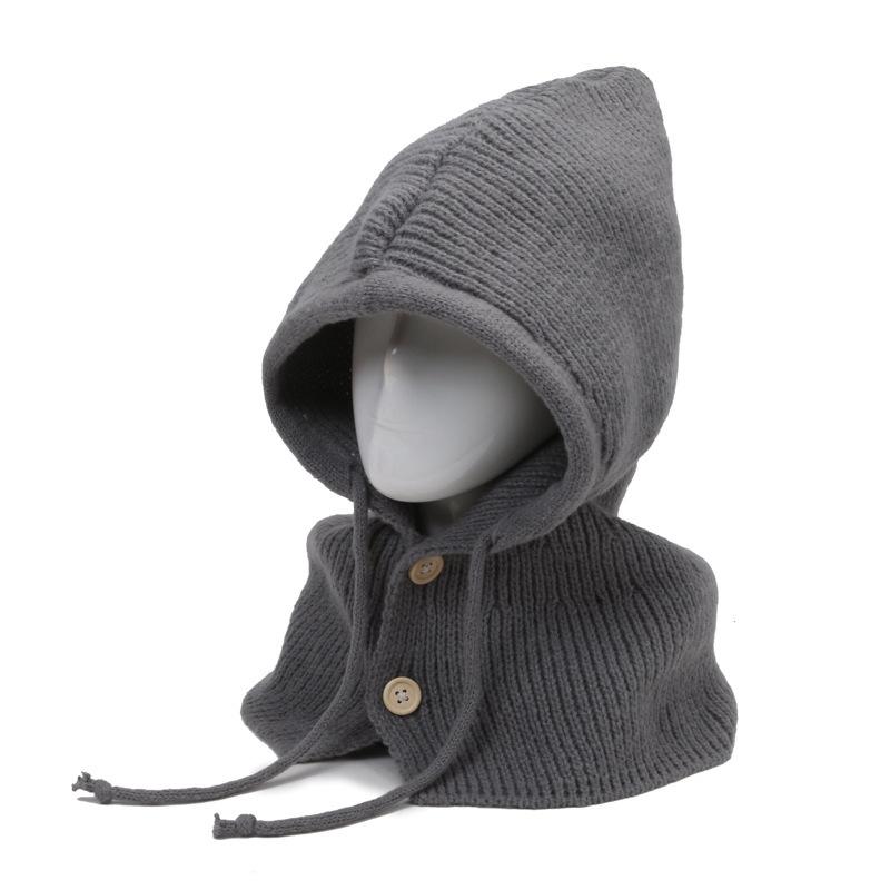 Women's Winter Anti-Cold Thermal Knitted Hat with Outdoor One-Piece Neck Cover and Scarf