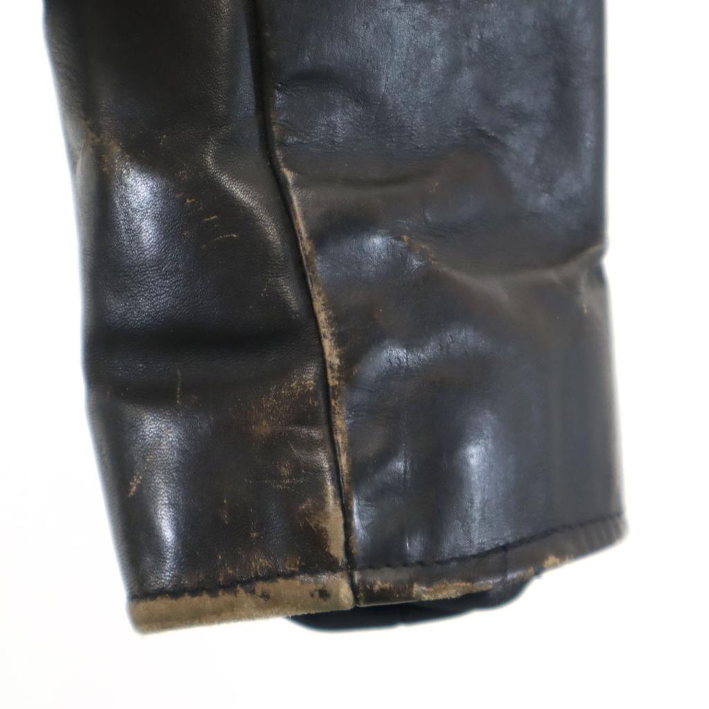 BRANDED GARMENTS 80s Made in USA Vintage genuine leather Double riders jacket Men's Used