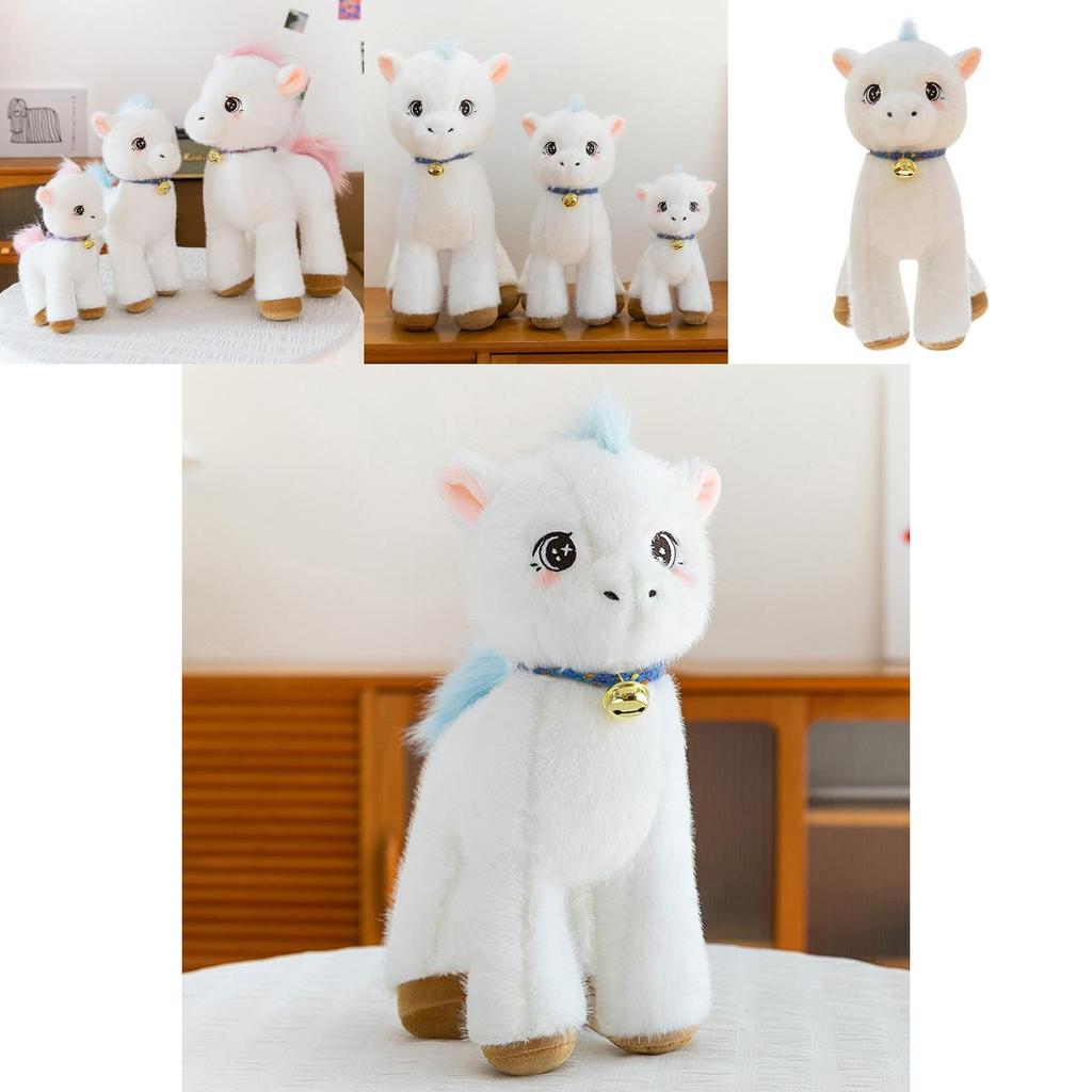 Soft Horse Doll With Pp Cotton Filling For Kids Birthday Present And Bedroom Decor