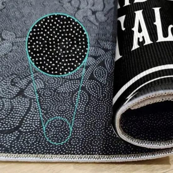 Килимок для підлоги Швидковисихаючий Нековзний З точковим тисненням Зворотний бік 3D Візерунок троянди Килимок для ванної кімнати М'який Вбираючий Килимок для ванної