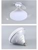 Screw-In Ceiling Fan with Light - Smart Invisible Chandelier for Living, Dining, and Bedroom