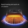 Car Heater & Defogger Small  12V/24v Vehicle Heater and Windshield Defroster for Efficient Winter Driving Safety