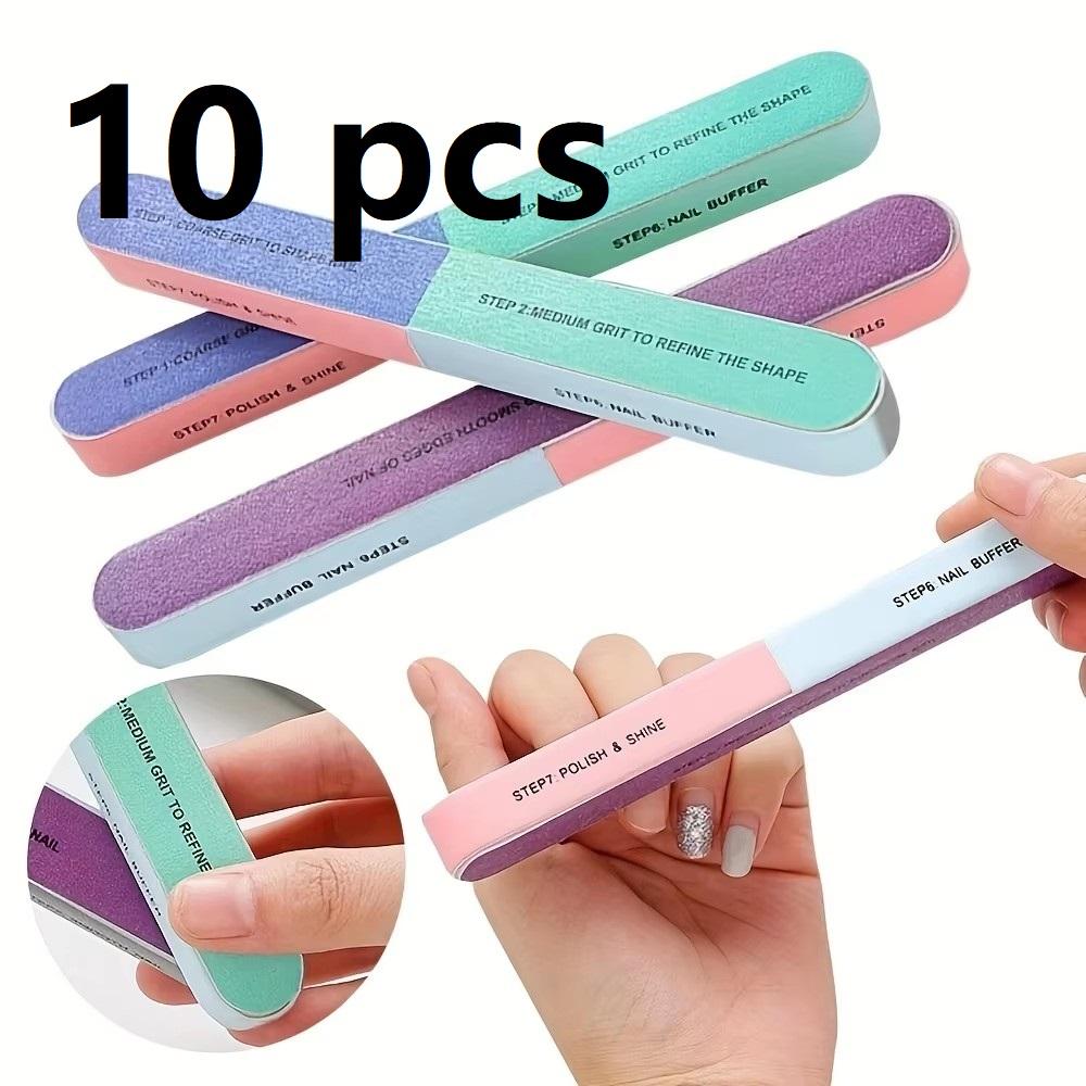 Nail Polish Strip Multifunctional Polishing Strip Nails Seven-sided Rubbing Strips Sponge Polishing File Pedicure Tool