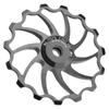 15T Bike Aluminium Alloy Guide Roller Ceramic Bearing Mountain Bicycle Rear Derailleur PulleyBlack