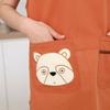 Cotton Stain-Resistant Apron Vest Style Breathable Anti Dirty Vest Bear Pocket Coffee House Uniform Clothing Accessories