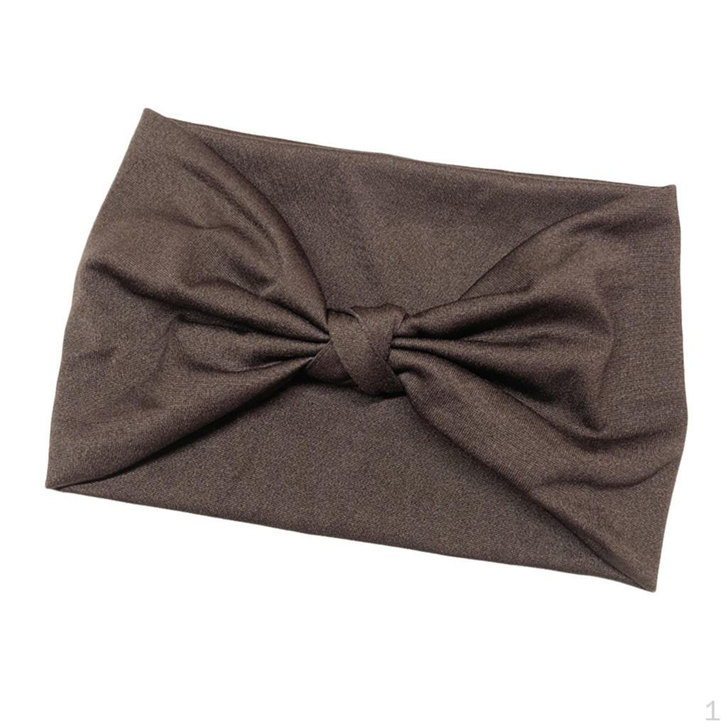 Lady Elastic Wide Headband Gym Running Hair Band Accessory