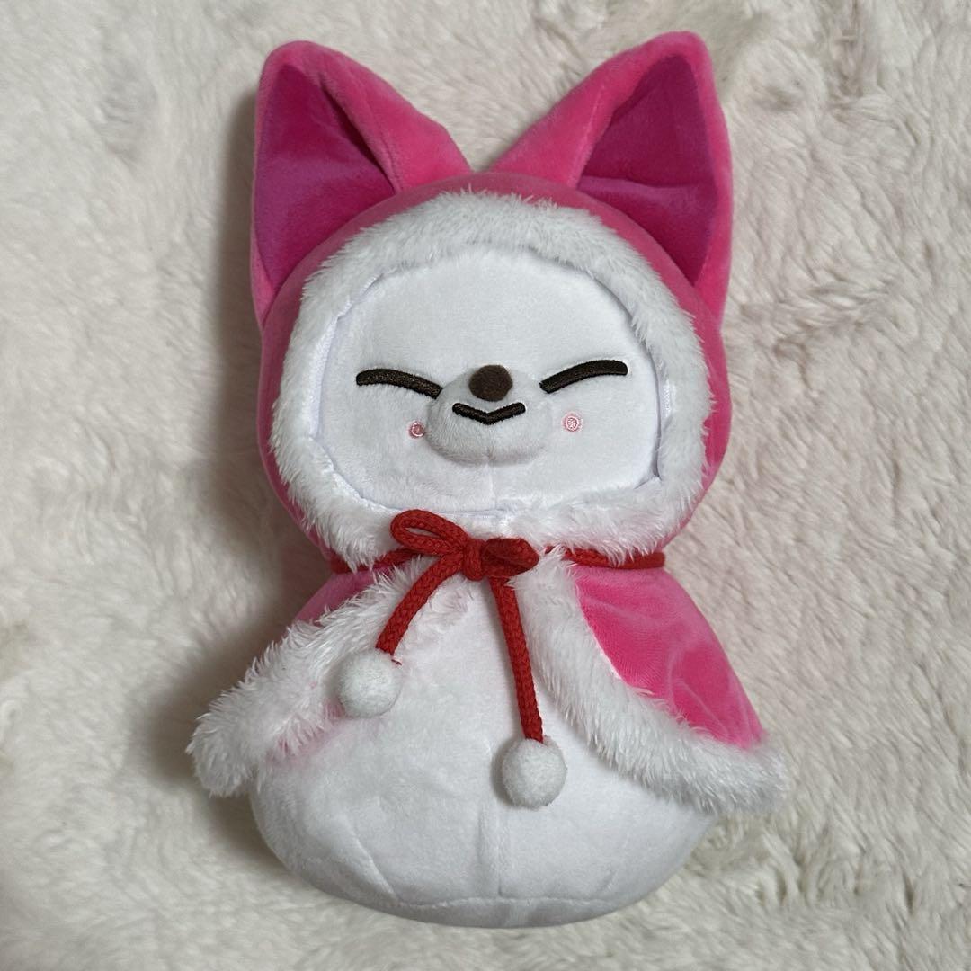 

[USED] straykids Christmas POPUP Snowman Foxxiny Plush Toy