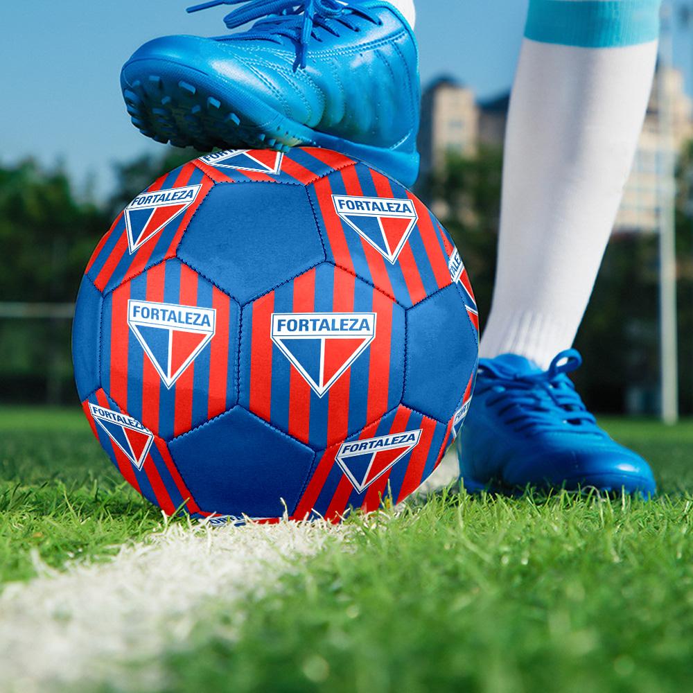Fortaleza Indoor Soccer Ball Colorful All Ages Size 5 Machine Stitched PVC Competition Ready Durable High-Bounce