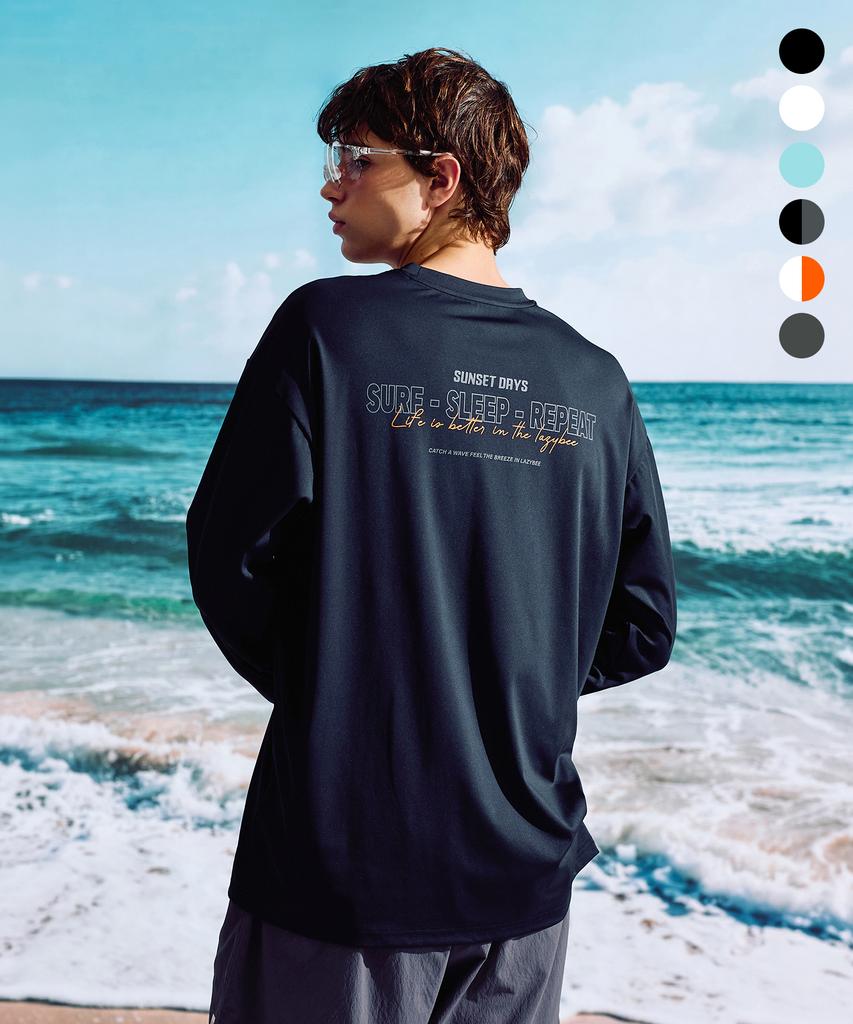 Leijibi Dry-Cooling Oversized Top Long Sleeve Rash Guard M (6 Colors) (Type B)