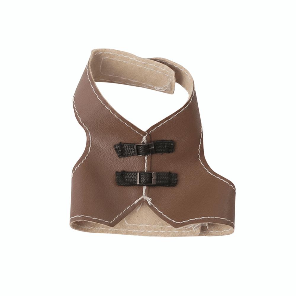 

Vintage Style Parrot Costume Leather Birds Cosplay Outfit Bird Apparel Pet Birds Vest Outdoor S коричневый