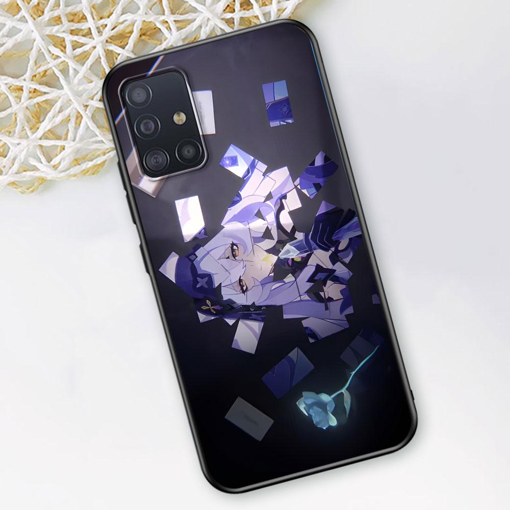 Black Swan Honkai Star Rail Dan Heng Case for Samsung Galaxy A53 A14 A12 A54 A24 A22 A41 A52 A21s A22 A31 A33 TPU Phone Cover