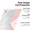 For Samsung Galaxy Tab S10 FE+ Case DUX DUCIS Magi Series Detachable Origami Stand Leather+PC+TPU Clear Back Cover