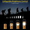 LED Camping Lantern, Battery Operated Lights, Adjustable Brightness for Emergencies, Power Outages, Outdoor Collapsible Lanterns