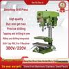 High-Power Industrial Grade Benchtop Drill Press with Integrated Drill and Tap for Precision Small Drilling and Punching