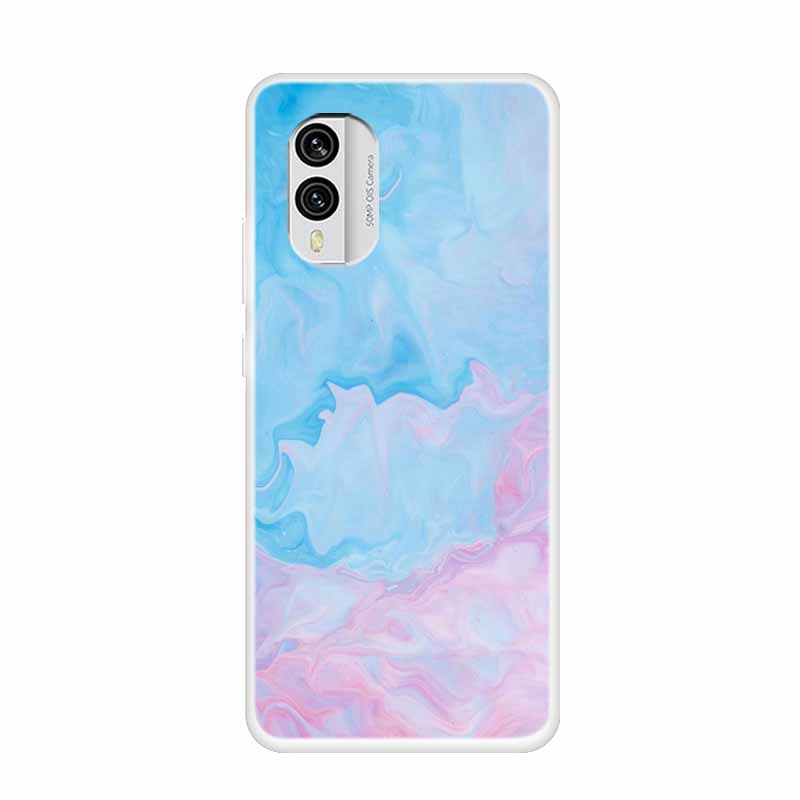 For Nokia X30 5G Case C31 C20 C10 Clear Marble TPU Soft Silicone Print Cover for NOKIA C31 X 30 Transparent Para On for NokiaX30