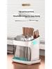 Premium Kitchen Countertop Cutlery Holder with Drainage - Spoon, Chopstick, and Utensil Storage Rack