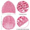 Handmade Crochet Sleep Cap: Solid Color Women's Wig and Hair Protection Net