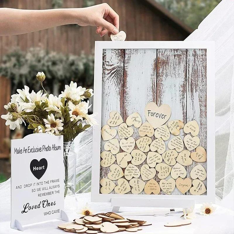 4-6cm Unfinished Wooden Hearts, Blank Wood Heart Slices for DIY Craft, Art, Home Decor, Wedding, Valentine's Day Projects