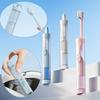 Distributeur de dentifrice 3-en-1 Boîte de rangement pliable pour tube de dentifrice pour le camping en plein air et les voyages