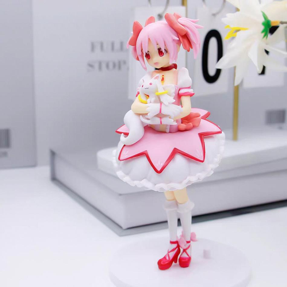 18cm SEGA Puella Magi Madoka Magica Aniem Figure Kaname Madoka Magic Girl PVC Anime Action Figures Anime Cartoon Model Toy Gifts