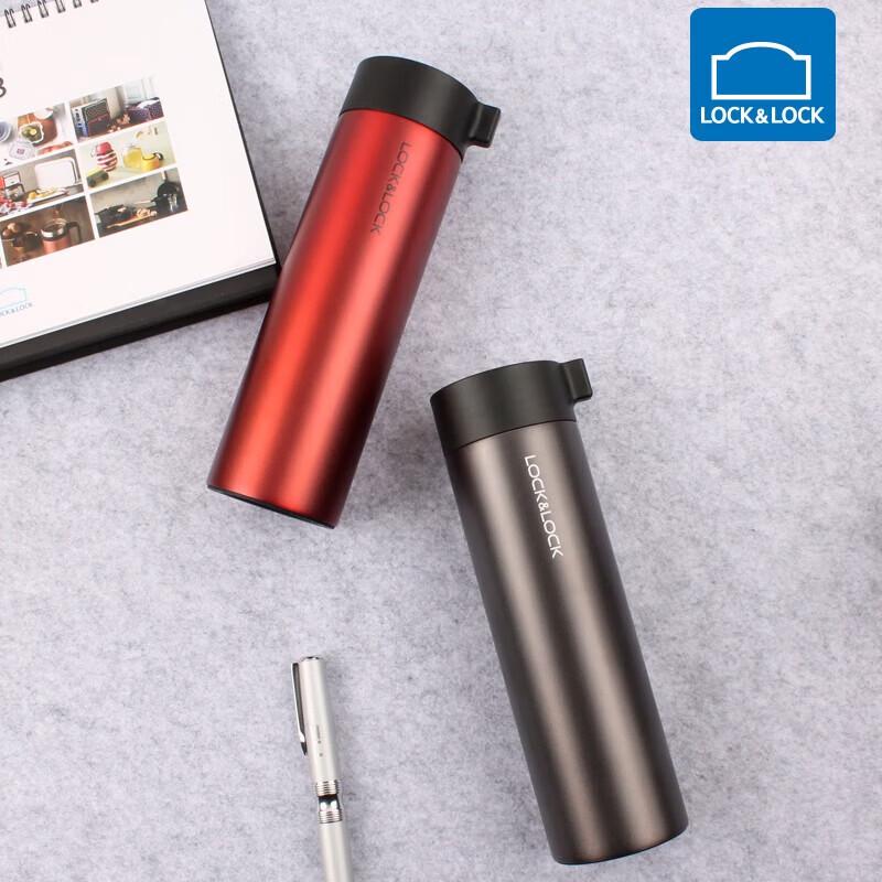 LOCK&LOCK LHC4121 Stainless Steel Insulated Mug