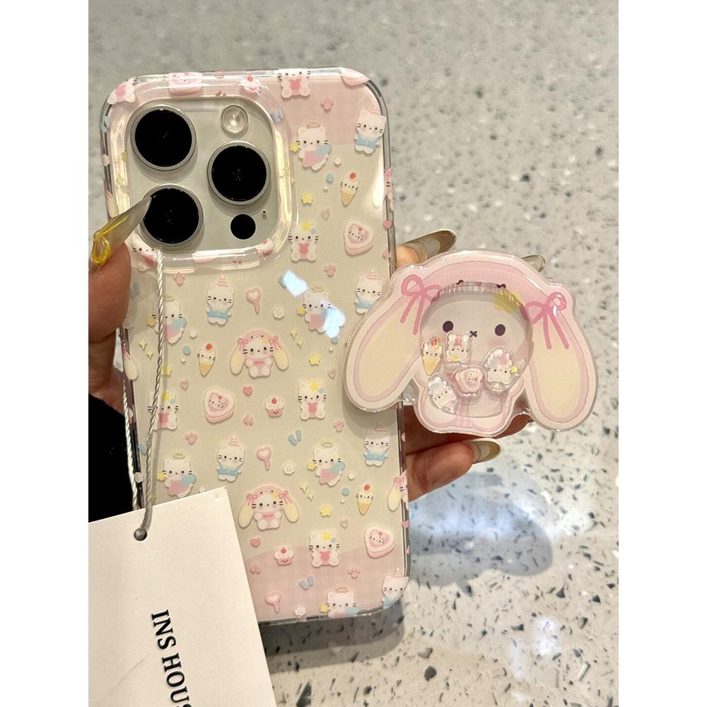 

Single-layer full-screen rabbit love is suitable for iphone16promax Apple mobile phone case new model apple 16e