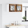 Wall Mounted Cabinet 2 pcs Reclaimed Wood Look 40 x 31 x 40 cm Engineered Wood