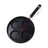 Round Breakfast Egg Pan 4 Hole Egg Frying Pan Durable Egg Ham Pans  Burger Shop