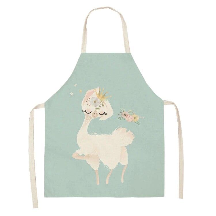 1psc Camel Sheep Stone Print Linen Cloth Without a Dincapon Kitchen Apron In the Kitchen Kitchen Apron Apron Kitchen Apron