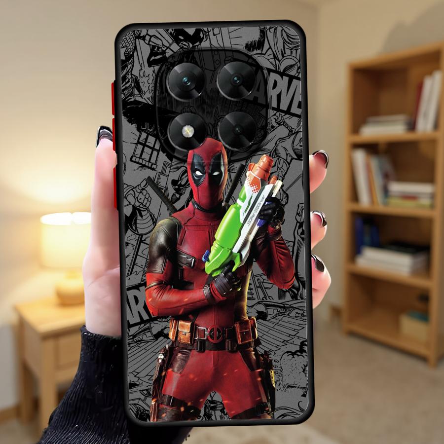 Funda Phone Cover Case for Xiaomi Redmi Note 14 10 A4 14C 13C 11 12 9S 13 Pro Plus Marvel Deadpool