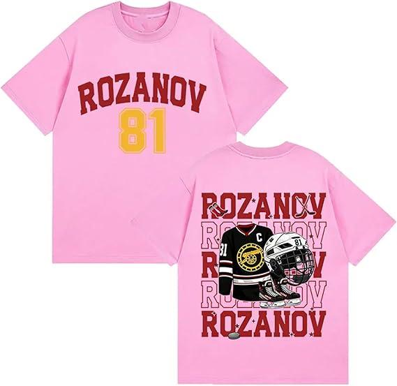 

Rozanov 81 T Shirt for Unisex and Women Heated Rivalry Harajuku Retro TShirts Unisex Women Short Sleeve TShirt 4XL