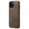 DG.MING For iPhone 13 Case Back Protector PU Leather+PC+TPU Phone Cover