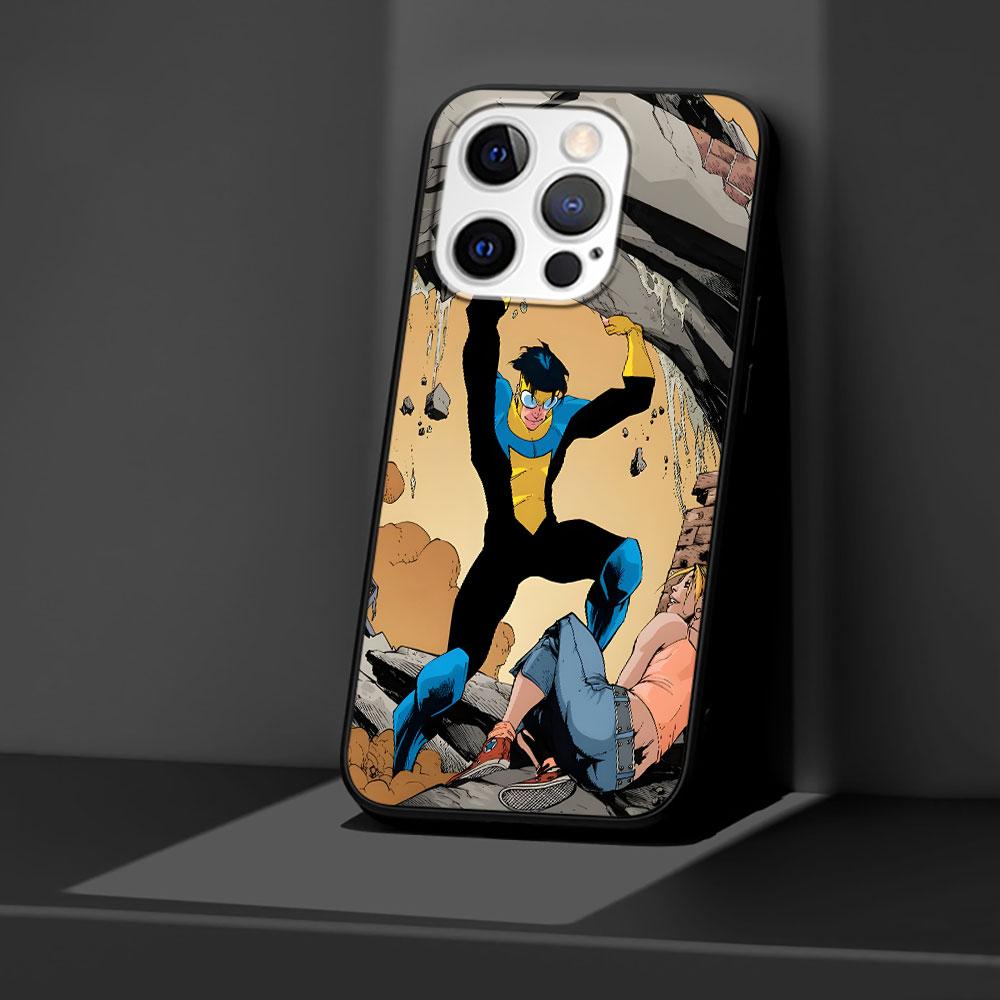Invincible Comic Case for Apple iPhone 14 11 16 Plus X XS 13 12 Mini XR 15 Pro Max Silicone Black Soft Phone Cover