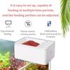 LED Aquarium Digital Fish Tank 70ml Intelligent Digital Automatic Fishes Feeder with Timer Pet Feeding Fish Food Dispenser Food