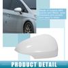 ABSOPRO Rearview Mirror Cover Cap, Right Door Mirror Cover, Compatible with Toyota Prius C 2012-2018, ABS Plastic, White