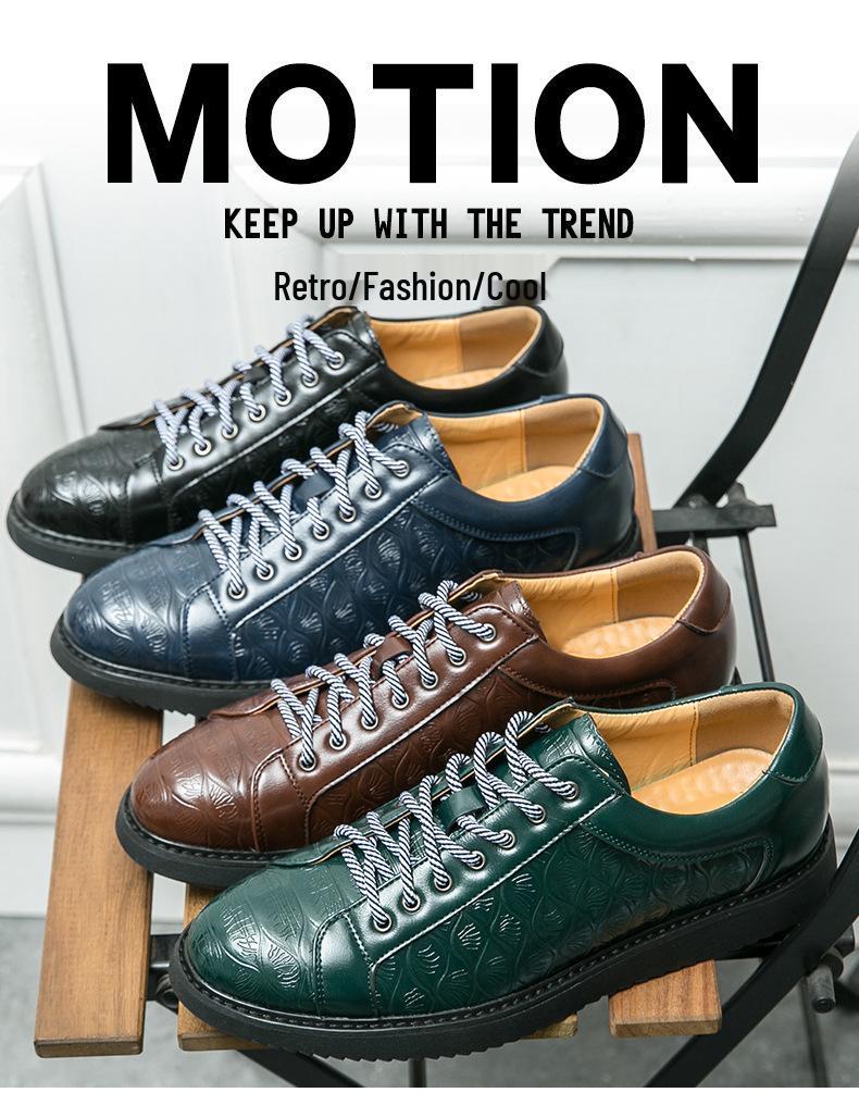 Herren Schnür-Lederschuhe Europäisch: Formelle & Lässige Frühjahrs-/Sommermode, Große Größen