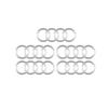 2026 2/5/10PCS Car Aluminum Sticker Interior Badge Decal Decoration For S1 SLINE A3 Q5 B9 A2 C6 A4 B8 8P 8V B6 A5 A6 C7 Q7 RS TT Q8 2x