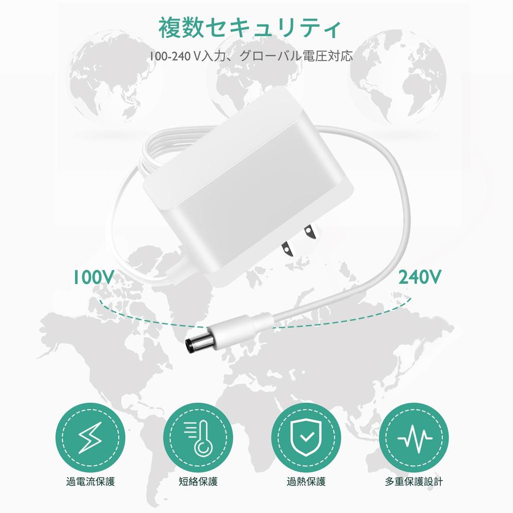 9V AC Adapter Compatible with Tapo C100 C200 C210 C310 C320WS TC70 Surveillance Camera Pet Camera Indoor Camera Baby Monitor Security Camera Night