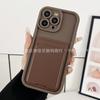 Simple Solid Color for Apple iPhone11/12/13/14/15/16/17 ProMax Card Case