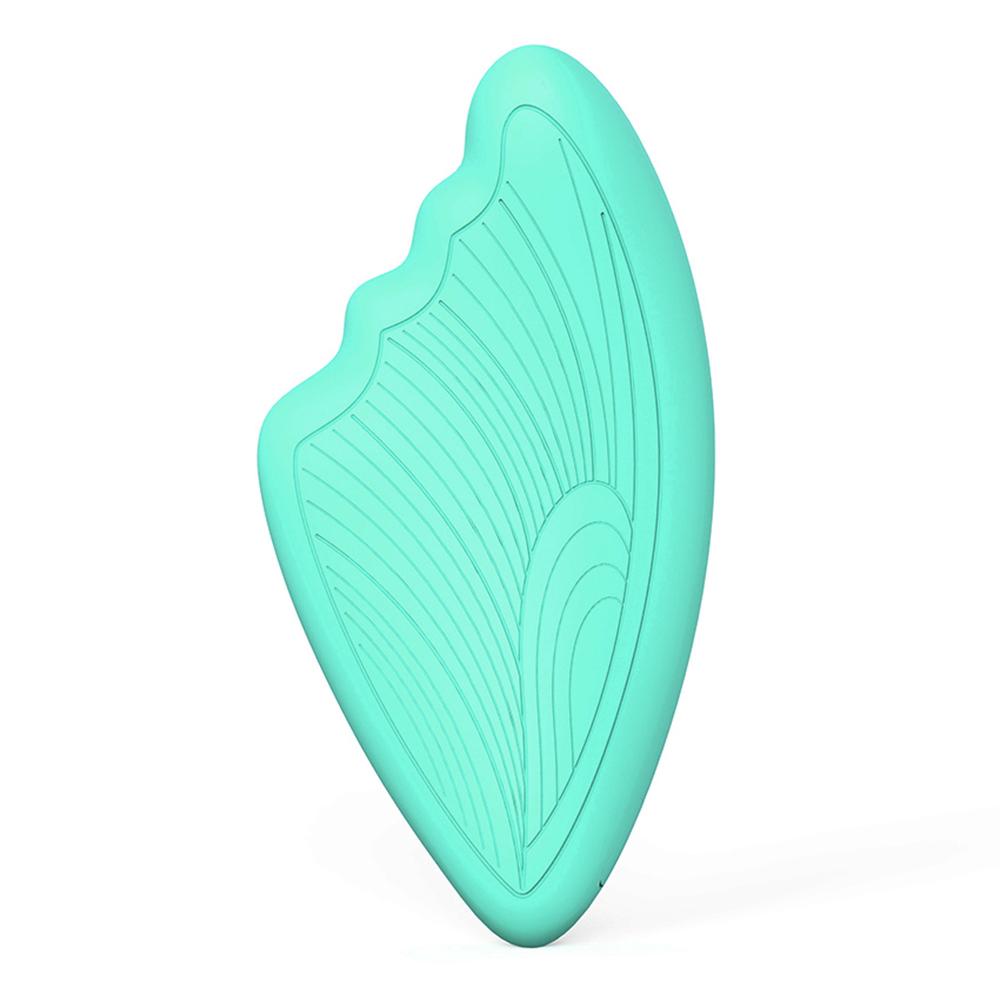 Zahřívací laktační masážní přístroj Měkký silikonový elektrický masážní přístroj na prsa pro kojení 6 režimů vibrací + 3 úrovně režimů zahřívání