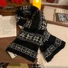 Scarf women's autumn and winter high-end plaid shawl new warm Korean version atmosphere student scarf versatile