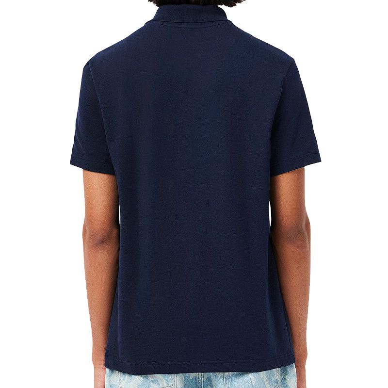 Lacoste Polo Shirt - Men's Polo Shirt Cotton Blue DH5522-166 Regular-Fit ORIGINAL