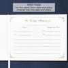 Funeral Guest Book for Memorial Service In Loving Memory Guest Book for Funeral Guest Sign In Book (Book, Navy)