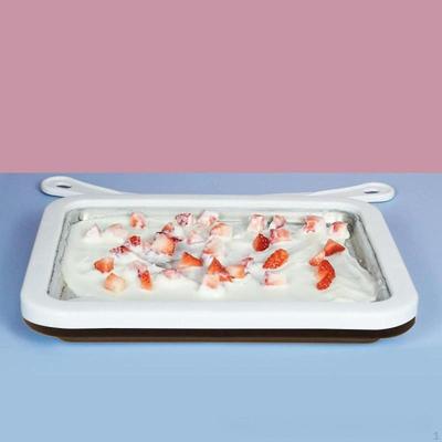 Eis Platte Maker Kalten Pan Mehrzweck Haushalt Interaktive mit Spaten Gerollt