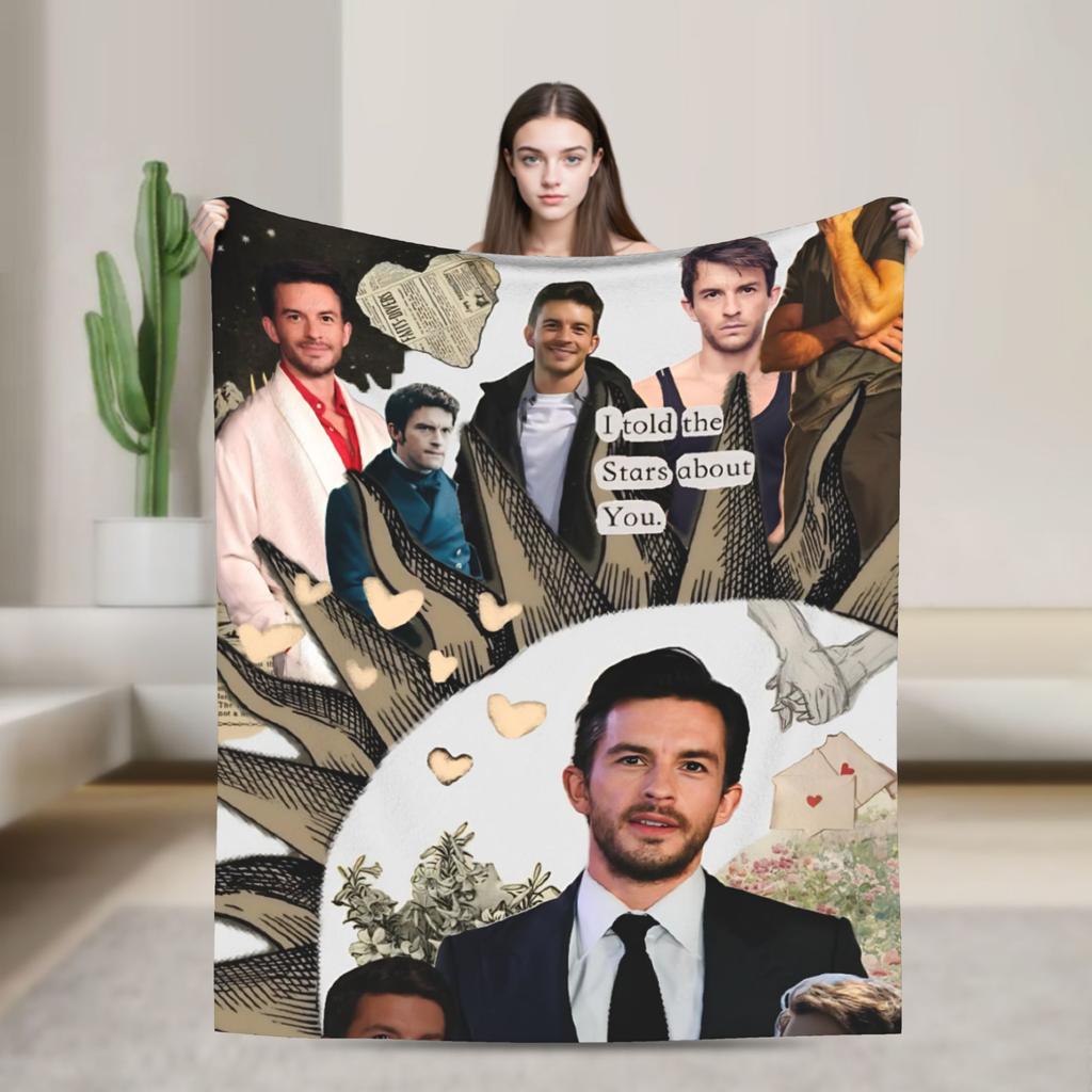 Jonathan Bailey Blanket  Travel Flannel Throw Blanket For Couch Bed Super Soft Design Quality Bedspread Gift Idea