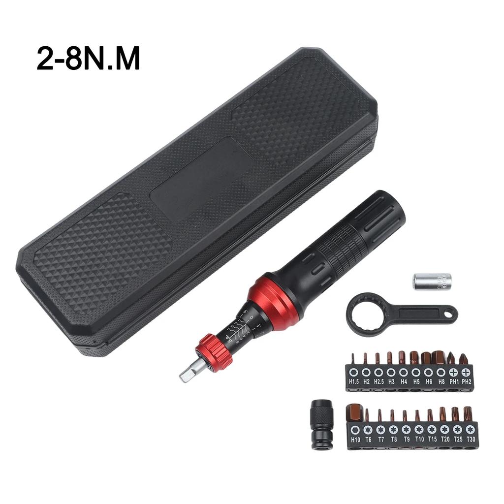 Adjustable Torque Tool High-Precision Torque Home Improvement 1-6 Nm Mechanically Preset Torque Gauge Tool Kit